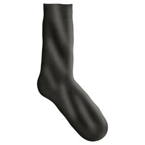 Blancheporte Sada 2 párů ponožek z termo buklé antracitová 43/46