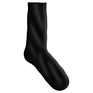 Blancheporte Sada 2 párů ponožek z termo buklé černá 47/50